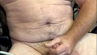 Mature Man Rubs One Out