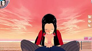 Boa Hancock dominates in 3D hentai POV anime game