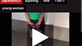 Japanese Amateur Girl Blows Boyfriend In Jersey