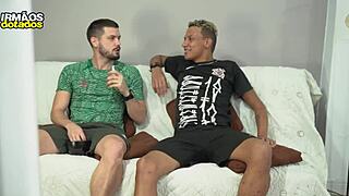 Lost Game but Won Friend's Ass in Bareback Blowjob?