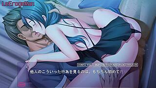 Passionate Couple's Creampie In Anime Hentai Sex