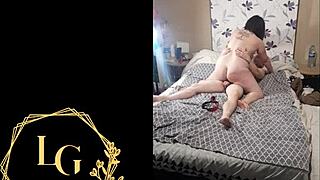 French Chubby Wife Gives Blowjob and Rides Dick in Lingerie