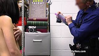 Hammering perfume stealing latina hottie