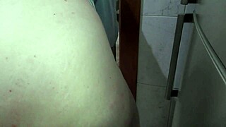 I catch big-assed neighbor masturbating