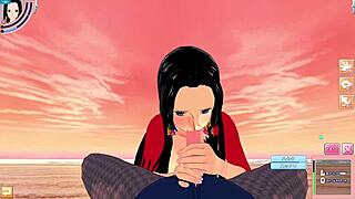 Boa Hancock dominates in 3D hentai POV anime game