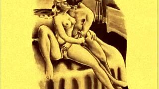 Vintage Erotic Drawing
