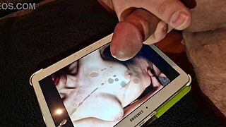 Amateur Cums On Martina Fragola's Picture