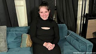 Slutty Angelina gets pounded hard in action.