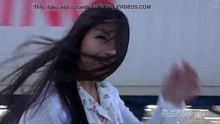 Asian girl hitchhikes with no money