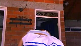 The stepdaughter was so tight he went slow to avoid hurting her, then she relaxed completely