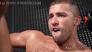 yo dude, check this steamy interracial gay anal at the gym