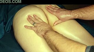 stepsister wants a deeper massage on her big ass