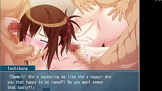 Beautiful Female Teacher Can't Disobey Me Behind Glasses in Anime Hentai Part 3