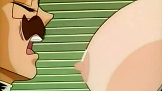 Asian Teen in Anime Threesome Medical BJ