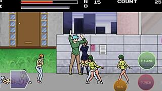 I have sex with all the girls on the street in this Hentai video