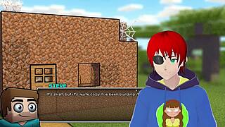 Giving our girl a golden bikini in hornycraft parody