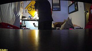 Straight couple Jeni and Jason's intimate moments captured on hidden camera