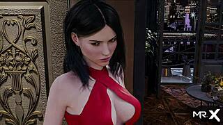 Double Blowjob in Fashion Business Game!