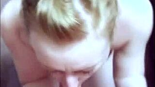 Amateur Girlfriend Takes Cum Shots