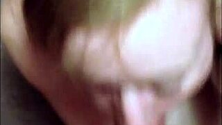 Amateur Girlfriend Takes Cum Shots