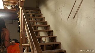 Big ass latina jolla seduces married gay man for creampie in laundry room