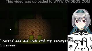 Hentai game features crossdressing hero in forest trial