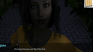 Jamie improves her deepthroat skills