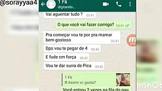 Discreet guy cums on video call with busty Sorayyaa