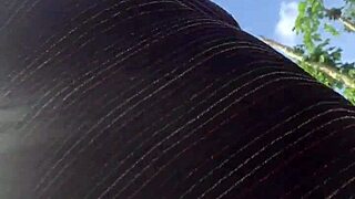 Crazy Bitch Twerks Big Ass Outdoor Intensely