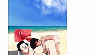 Chun-li in anime hentai style