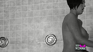 Amazing blonde stepmom with big tits gets her cunt fucked deep by stepson's fat cock.