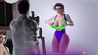 Huge natural tits on curvy mature in Apocalust