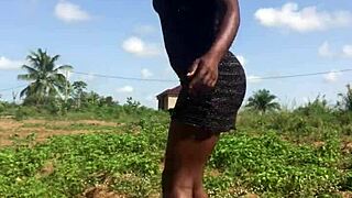 Crazy Bitch Twerks Big Ass Outdoor Intensely