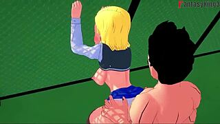 Videl Watches Gohan And Android 18 Fucking Hard