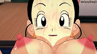 Videl Watches Gohan And Android 18 Fucking Hard