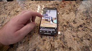 Cheating step sister Misty Meaner craves my cock in POV