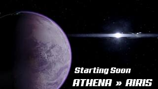 Steamy VR experience with camgirl Athena Airis in Vtuber action