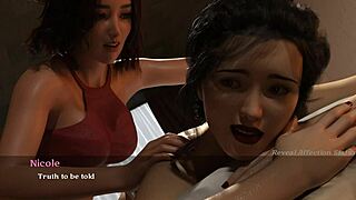 Step-mother's love in 3D cartoon by Loveskysan69 relaxing scene
