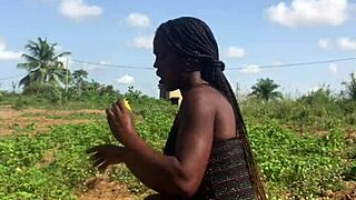 Crazy Bitch Twerks Big Ass Outdoor Intensely