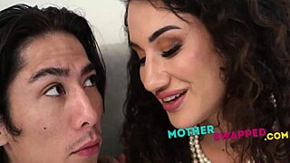 Responsible stepmom swaps with wild one for taboo group banging.
