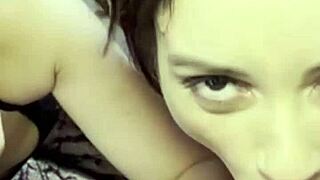 Bisexual Italian Girls in Lingerie Crave Plumber's Huge BBC Cock