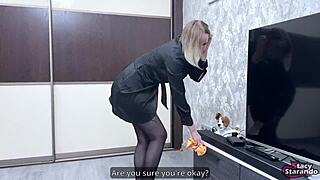 ordered a cleaner but got a wild teen instead