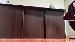 hidden camera catches nataly delpech in doggystyle at work