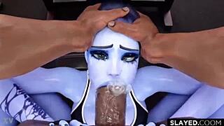 hot sexy widowmaker x raven compilation by artists