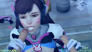 Uncut cosplay compilation with DVA and Overwatch themes