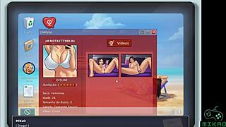 Jenny uses giant dildo in summertime saga episode 19 cam show.