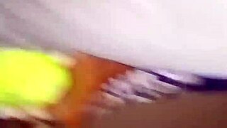 look at this creampy pussy on the bed with neighbors watching