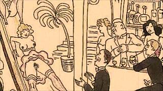 Vintage Erotic Cartoon Illustration From Anime Hentai