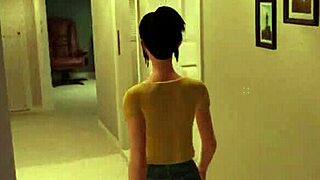 so cute when she eats my treat at house party game with amy and cartoon.