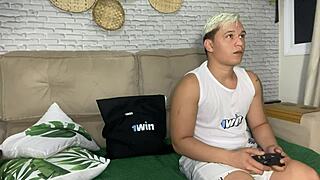 Naughty Neighbor Pays Bet with Condom-Free Ride!